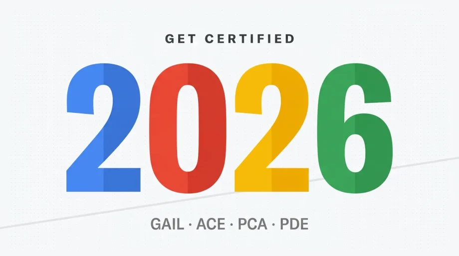 Free Google Cloud Training 2026 featured image with bold typographic year and certification tracks